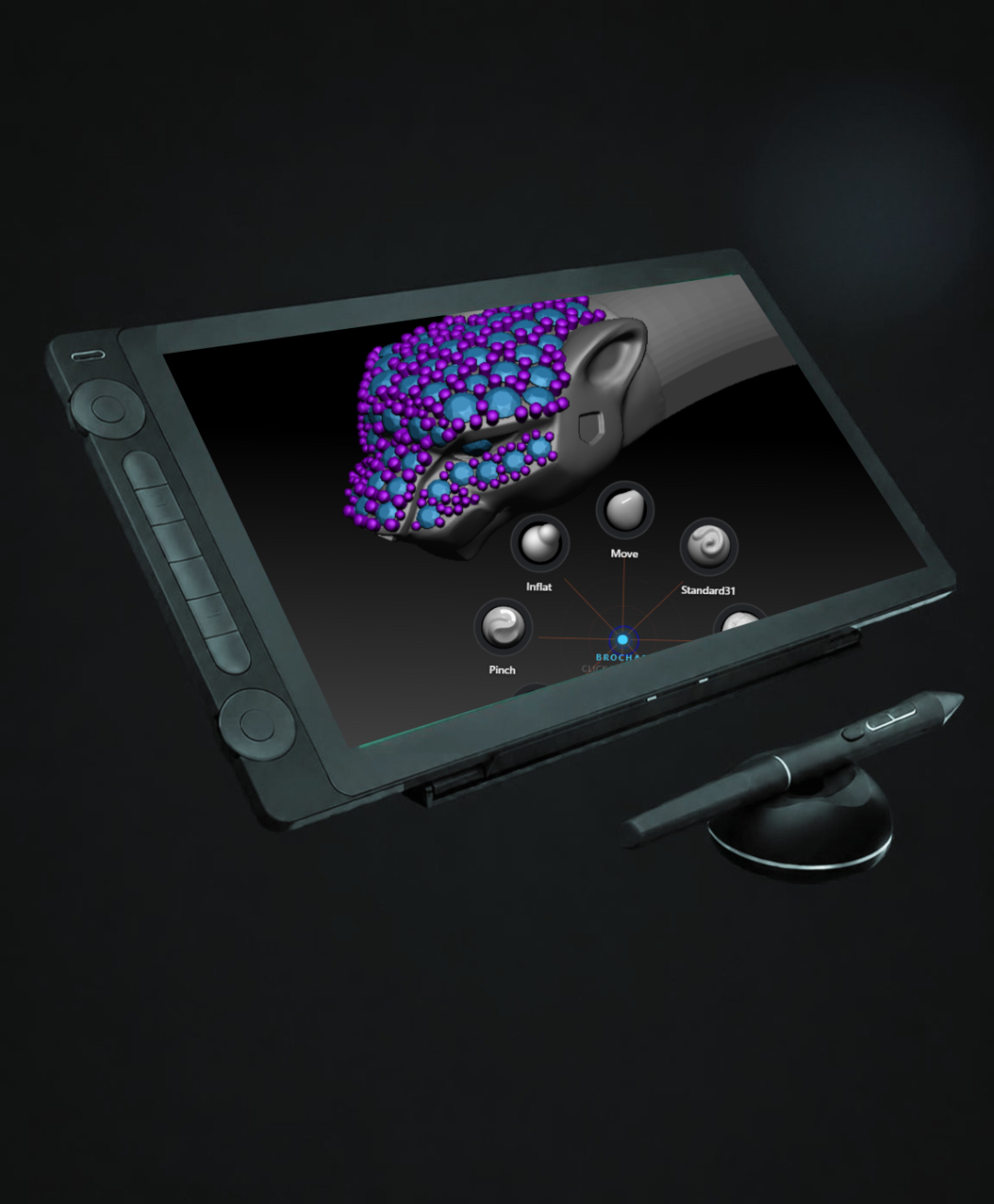 Tabet Diseño 3D HUION KAMVAS 16 (Gen 3) 2.5K