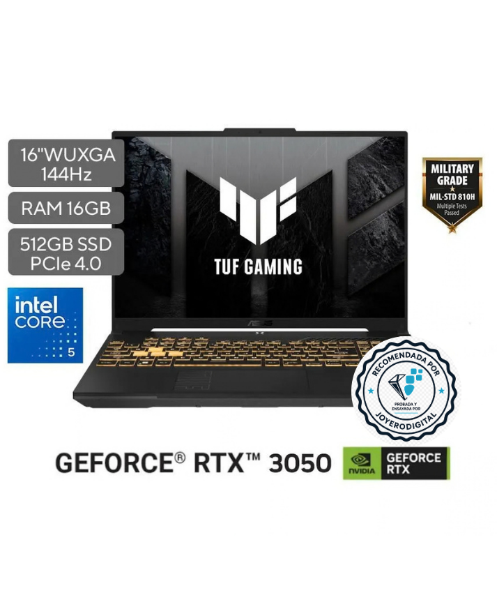 Portátil ASUS TUF GAMING F16 Core 5