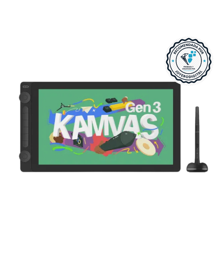 Tablet Diseño 3D HUION KAMVAS 16 (Gen 3) 2.5K
