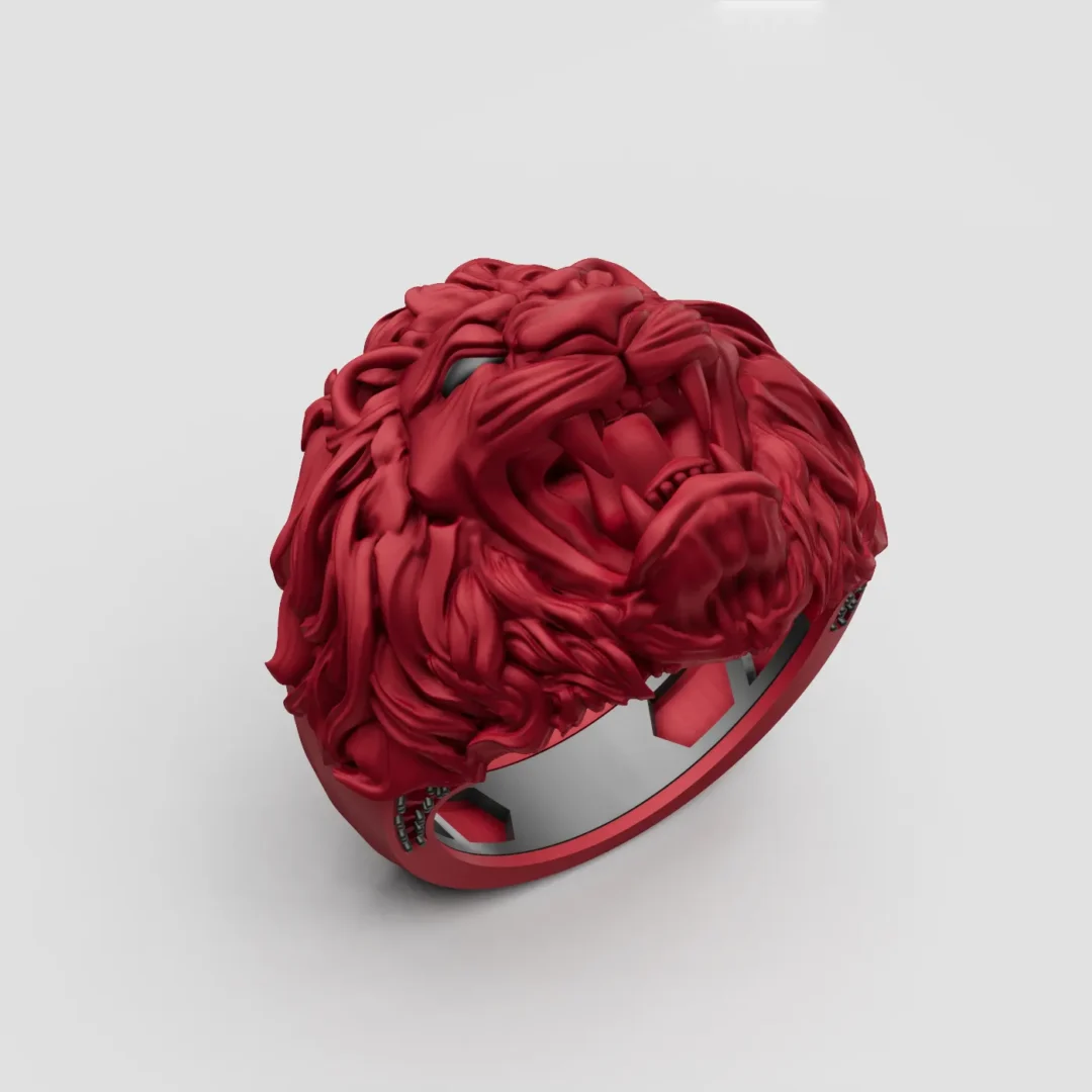 Anillo león