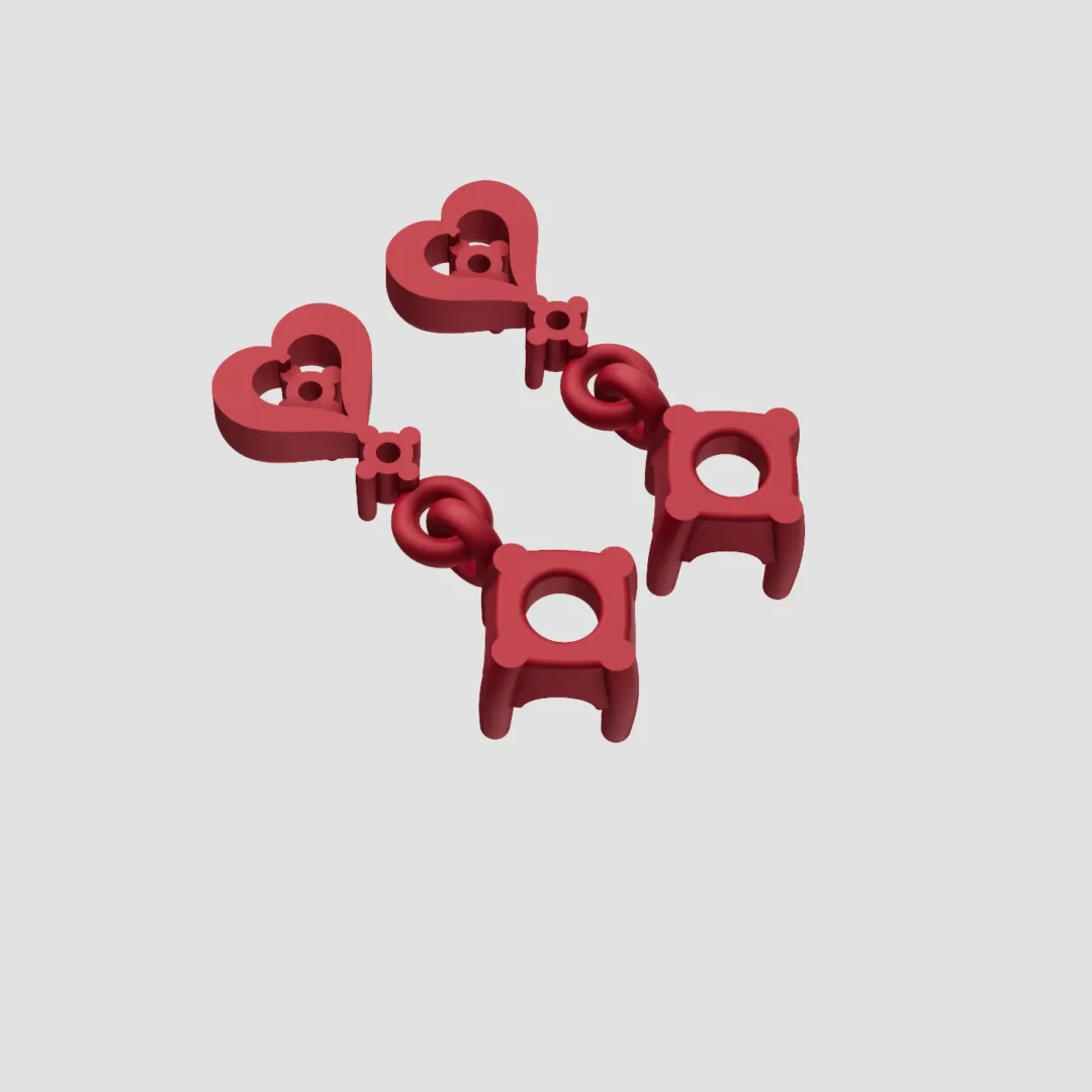 Top Aretes corazon 03 - Imagen 4